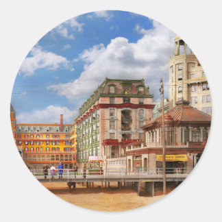 Adesivo Redondo City - Atlantic City, NJ - The Dennis Hotel 1908