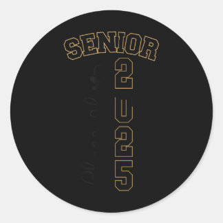 Adesivo Redondo Cl De Graduação De Mais velho 2025 De 2025 _1