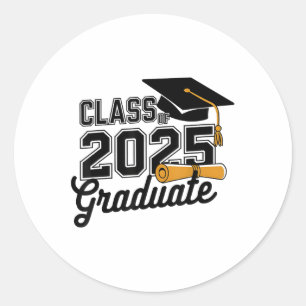 Adesivo Redondo Cl Do Mais velho De Graduação 2025 Formando 2025 _