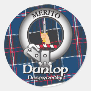 Adesivo Redondo Clã de Dunlop