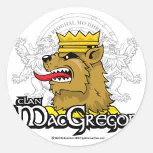 Adesivo Redondo Clã MacGregor