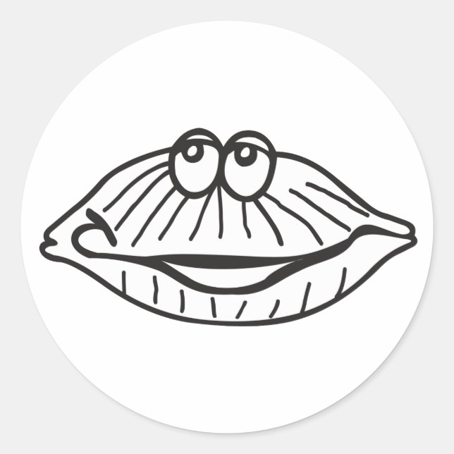 Adesivo Redondo clame (Frente)