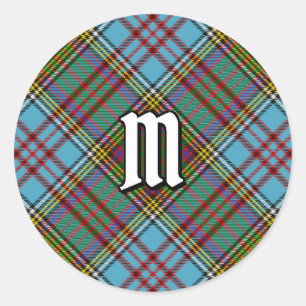 Adesivo Redondo Clan Anderson Tartan Classic Round Sticker