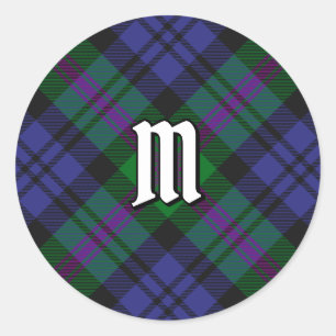 Adesivo Redondo Clan Baird Tartan