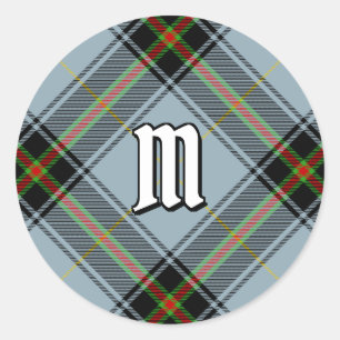 Adesivo Redondo Clan Bell Tartan