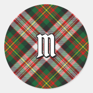 Adesivo Redondo Clan Carnegie Dress Tartan