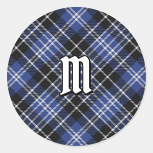 Adesivo Redondo Clan Clark Tartan