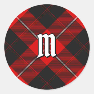 Adesivo Redondo Clan Cunningham Tartan