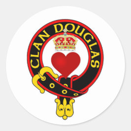 Adesivo Redondo Clan Douglas Crest Sticker