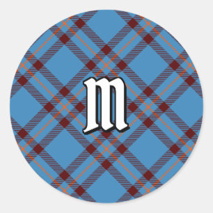 Adesivo Redondo Clan Elliot Ancient Tartan Classic Round Sticker