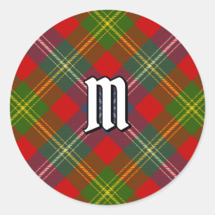 Adesivo Redondo Clan Forrester Tartan