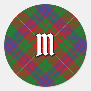 Adesivo Redondo Clan Fraser Tartan Classic Round Sticker