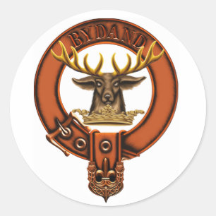 Adesivo Redondo Clan Gordon Casaco of Arms/crista da família Clan