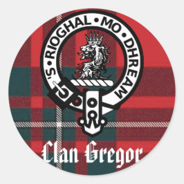Adesivo Redondo Clan Gregor Stickers