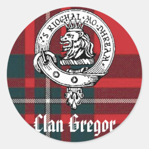 Adesivo Redondo Clan Gregor Stickers