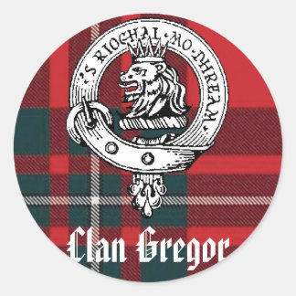 Adesivo Redondo Clan Gregor Stickers