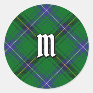 Adesivo Redondo Clan Henderson Tartan