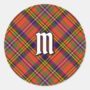 Adesivo Redondo Clan Hepburn Tartan