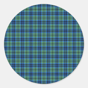 Adesivo Redondo Clan Keith Tartan