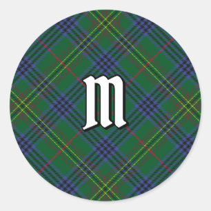 Adesivo Redondo Clan Kennedy Tartan