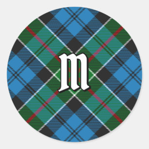 Adesivo Redondo Clan Kirkpatrick Tartan