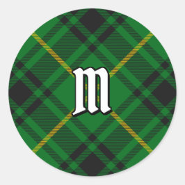 Adesivo Redondo Clan MacArthur Tartan