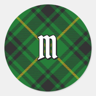 Adesivo Redondo Clan MacArthur Tartan