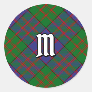 Adesivo Redondo Clan MacDonald Tartan Classic Round Sticker