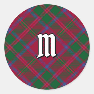 Adesivo Redondo Clan MacDougall Tartan