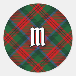 Adesivo Redondo Clan MacDuff Tartan