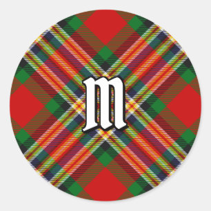 Adesivo Redondo Clan MacGill Tartan Classic Round Sticker