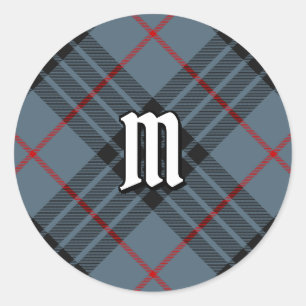 Adesivo Redondo Clan MacKay Blue Tartan