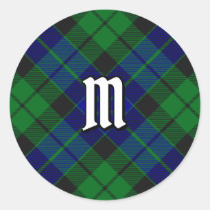 Adesivo Redondo Clan MacKay Tartan