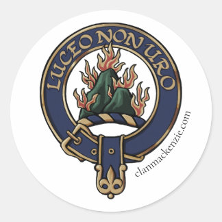 Adesivo Redondo Clan Mackenzie Stickers