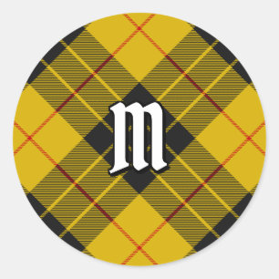 Adesivo Redondo Clan Macleod de Lewis Tartan