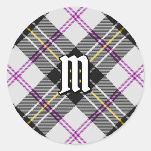Adesivo Redondo Clan MacPherson Vestir Tartan Classic Round Sticke