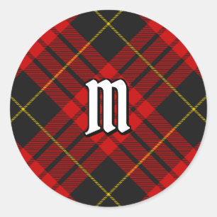 Adesivo Redondo Clan MacQueen Tartan