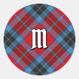 Adesivo Redondo Clan MacTavish Tartan