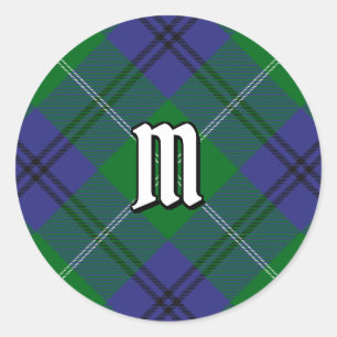 Adesivo Redondo Clan Oliphant Tartan Classic Round Sticker