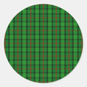 Adesivo Redondo Clan Ross Tartan