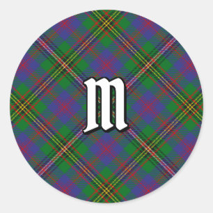 Adesivo Redondo Clan Wood Tartan