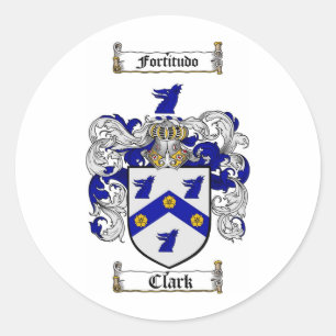ADESIVO REDONDO CLARK FAMILY CREST - CLARK CASACO DE ARMAS