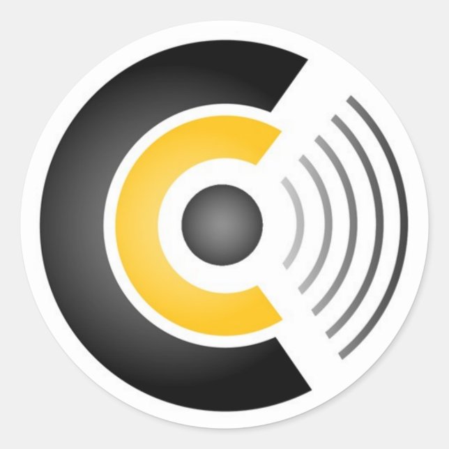 Adesivo Redondo Clarkcast (Frente)