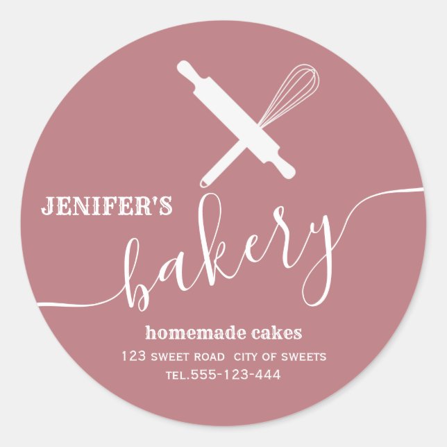 Adesivo Redondo Clas de uísque simples de rolagem profissional mod (Frente)