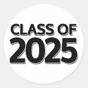 Adesivo Redondo Classe de 2025