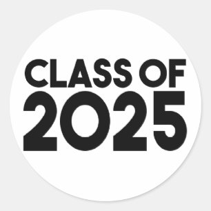 Adesivo Redondo Classe de 2025