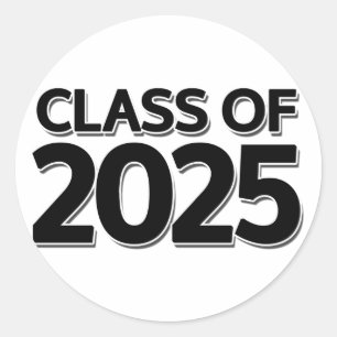 Adesivo Redondo Classe de 2025