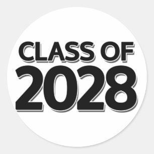 Adesivo Redondo Classe de 2028