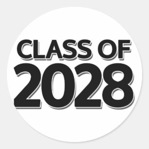 Adesivo Redondo Classe de 2028
