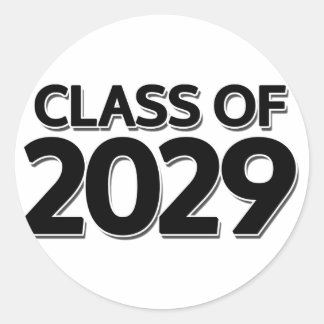 Adesivo Redondo Classe de 2029